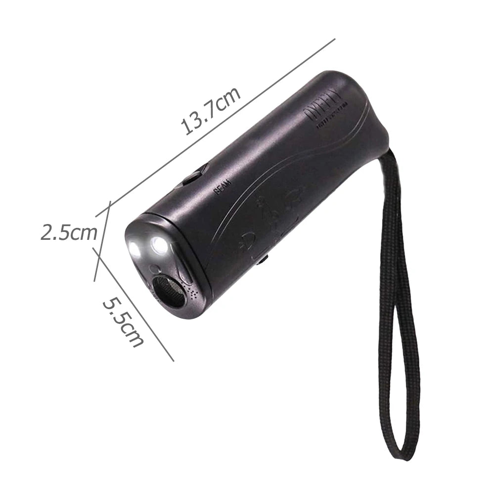 Ultrasonic Bark Arrester Anti Bark Device Ultrasonic Dog Barking Control Stop Repeller Trainer Tool for Pets Training Supplies