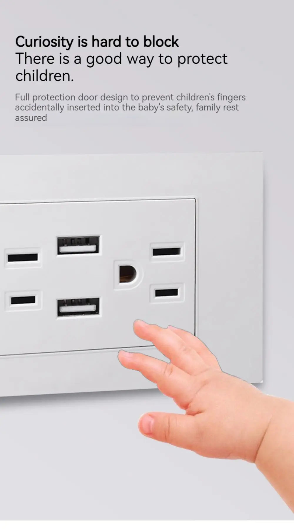 118 type black and white gray PC glass panel, USA, Mexico, Canada Led keyboard wall lamp switch 1/2/3/4Gang, home, hotel, office
