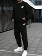 Sports Mens Tracksuit Print Long Sleeves Sweatshirt Sweatpants Casual Gym Jogging Tops Pants Man Clothing Fall Winter Sportwear