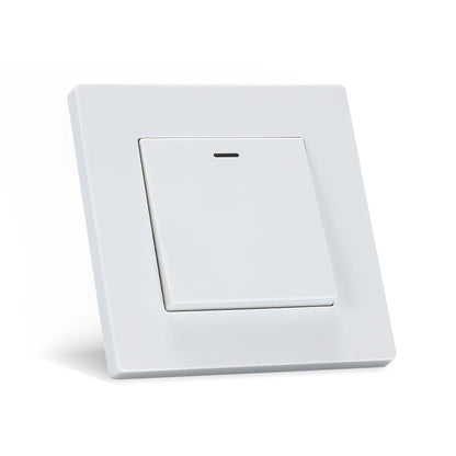 European standard 86*86mm rocker switch PC panel LED light switch One switch single control double control wall switch CE Rohs