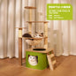 Cat climbing frame  nest  tree integrated  box  scratching column multi- jumping platform large space capsule