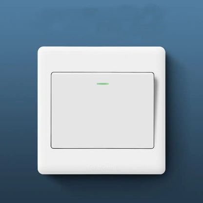 Wall Switches 1/2/3/4 Gang 1Way Button Wall Light Switch Panel On / Off Push Buttons with LED Lamp Home Accessories