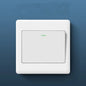 Wall Switches 1/2/3/4 Gang 1Way Button Wall Light Switch Panel On / Off Push Buttons with LED Lamp Home Accessories