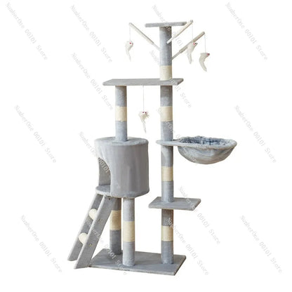 Factory Direct Cat Climbing Frame, Multi-layer Space-Saving Cat Tree, Easy One-Piece Delivery, Four Seasons Use