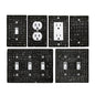 1 wall panel light switch cover, various styles, pink/white/black/gold  diamond, socket cover, sturdy and durable