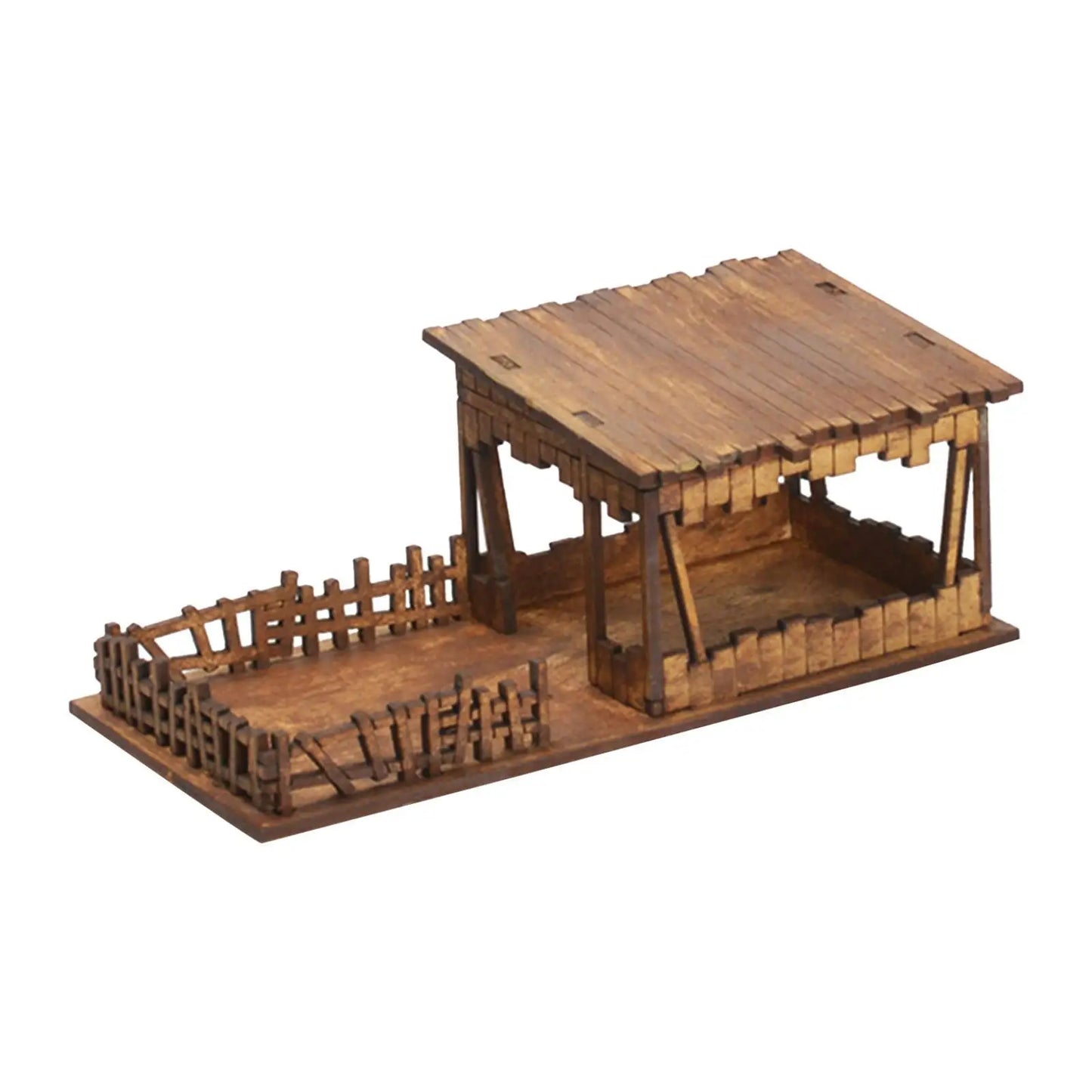 Wooden Model Kits House, 1/72 Building Model House Miniature House, 1/72 House Model Kits DIY Scene Layout, Scenery Layout