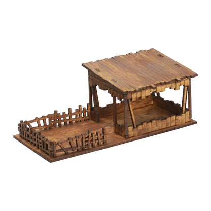 Wooden Model Kits House, 1/72 Building Model House Miniature House, 1/72 House Model Kits DIY Scene Layout, Scenery Layout