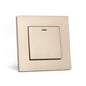 European standard 86*86mm rocker switch PC panel LED light switch One switch single control double control wall switch CE Rohs