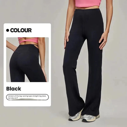 Yoga Pants for Women High Waisted Trousers Butt Lifting Flared Leggings Stretchy Gym Workout Pants  Pilates Woman clothing