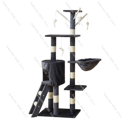 Factory Direct Cat Climbing Frame, Multi-layer Space-Saving Cat Tree, Easy One-Piece Delivery, Four Seasons Use