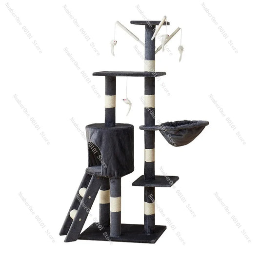 Factory Direct Cat Climbing Frame, Multi-layer Space-Saving Cat Tree, Easy One-Piece Delivery, Four Seasons Use
