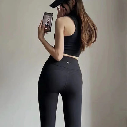 Yoga Pants Flared Pants Women Pants Training Hip Lifting Yoga Fitness Fitness Pants Sports Micro Yoga Pants Wide Leg Pants