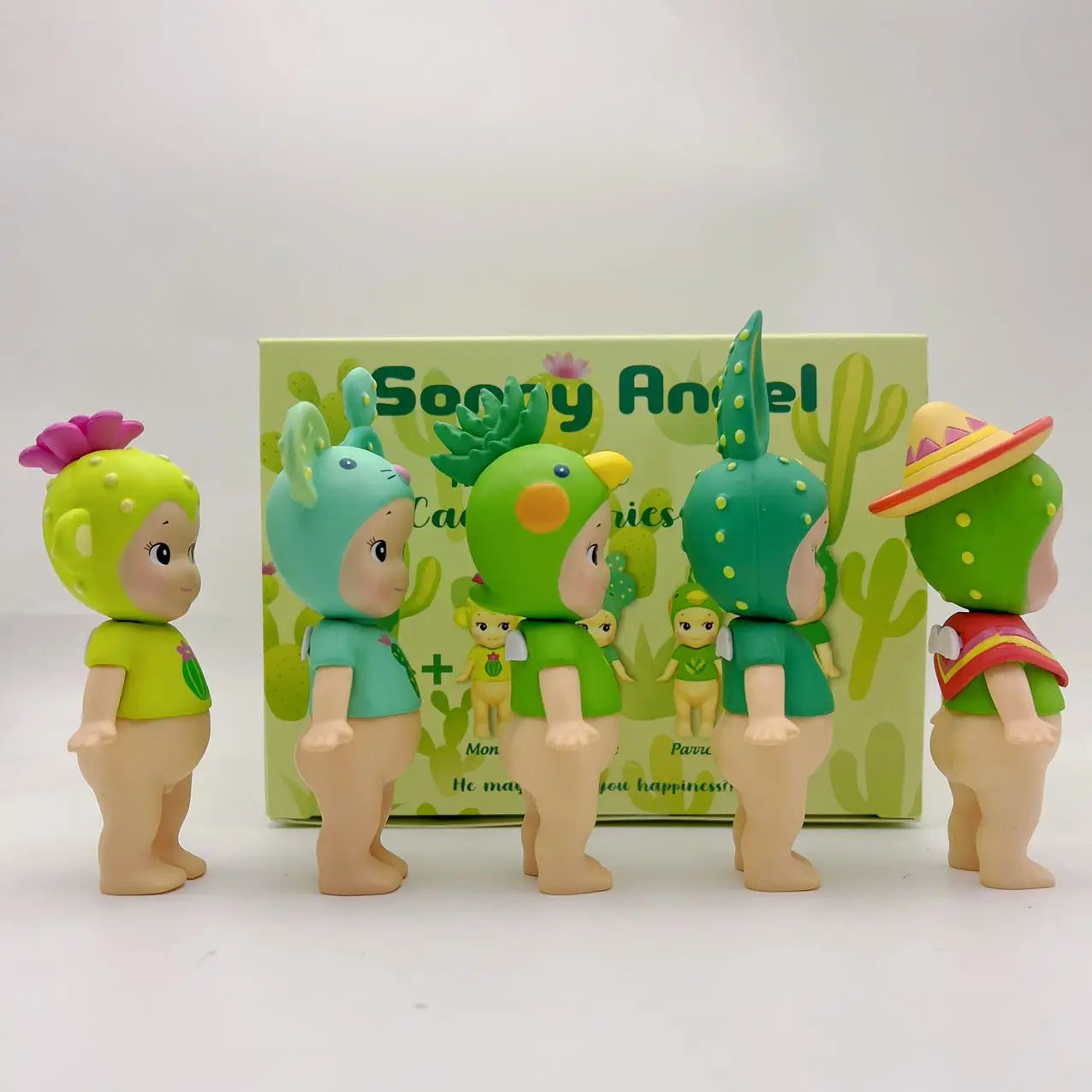Sonny Angel Mini Figuhe Cactus Series Mysterious Surprise Blind Box Tide Play Toy Doll Lucky Mascot Hand-Made Christmas Gifts
