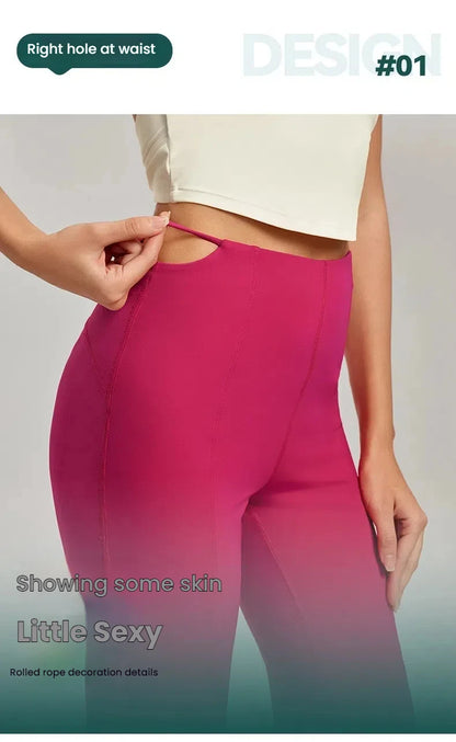 Yoga Pants for Women High Waisted Trousers Butt Lifting Flared Leggings Stretchy Gym Workout Pants  Pilates Woman clothing