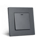 European standard 86*86mm rocker switch PC panel LED light switch One switch single control double control wall switch CE Rohs