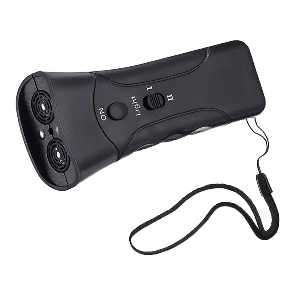 Ultrasonic Bark Arrester Anti Bark Device Ultrasonic Dog Barking Control Stop Repeller Trainer Tool for Pets Training Supplies