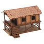 Wooden Model Kits House, 1/72 Building Model House Miniature House, 1/72 House Model Kits DIY Scene Layout, Scenery Layout