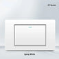 Shawader White Black Gray 16A 118*72 US Brazil Italy Light Switch,PC Panel 1/2/3gang 1/2way Switch on Off,Wall Electrical Outlet