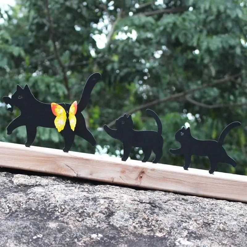 Cat Garden Decor Cat Outdoor Statue Animal Garden Ornaments Cute Lawn Ornaments Home Furnishing Decoration For Courtyards