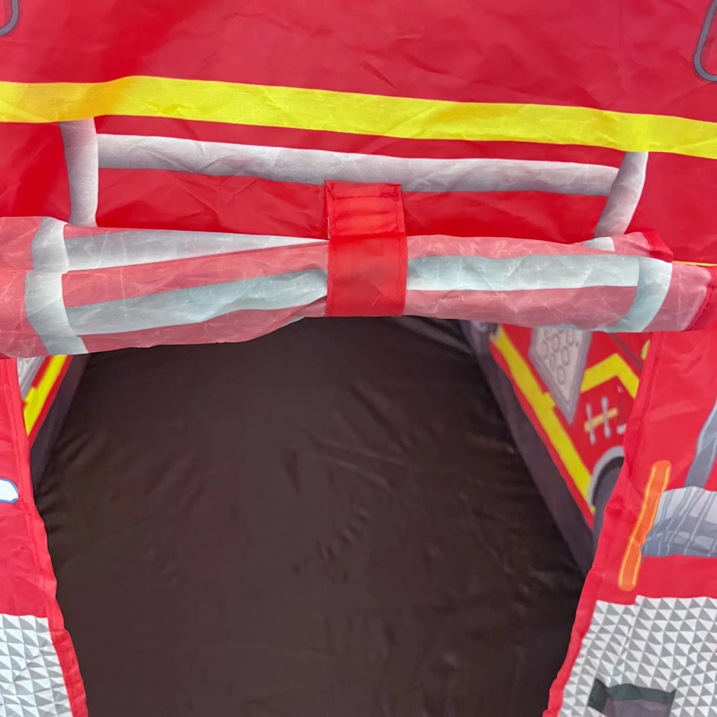 Children's Car  Tent House Fire Truck  Indoor And Outdoor Game House With Sunroof  Toys