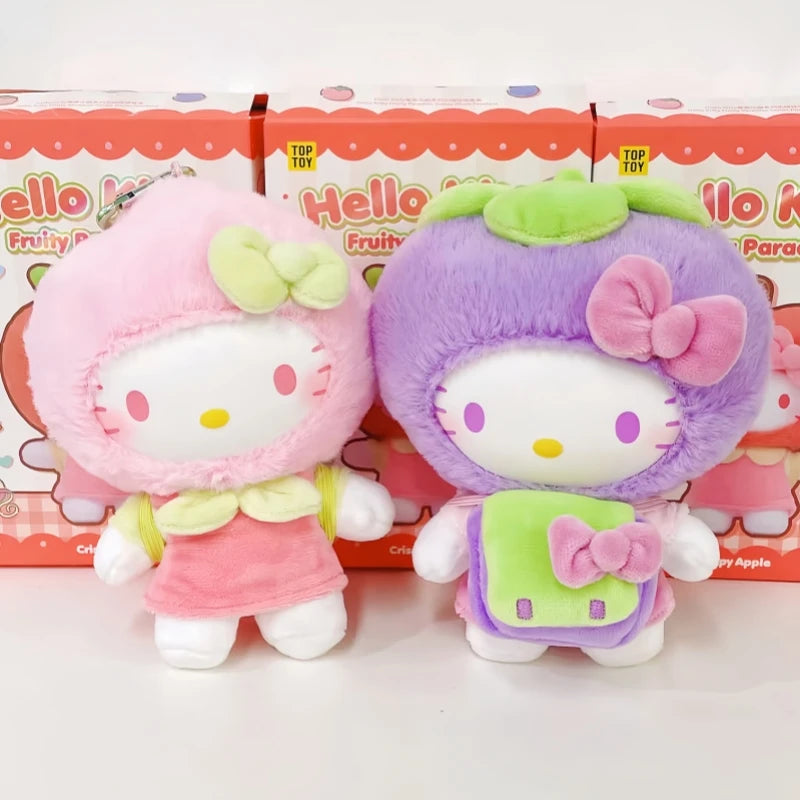 Genuine Hellokitty Fruity Paradise Series Blind Box Cute Vinyl Bag Pendant Doll Tide Play Toy Mystery Box Kids Birthday Gift