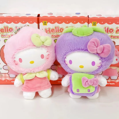 Genuine Hellokitty Fruity Paradise Series Blind Box Cute Vinyl Bag Pendant Doll Tide Play Toy Mystery Box Kids Birthday Gift