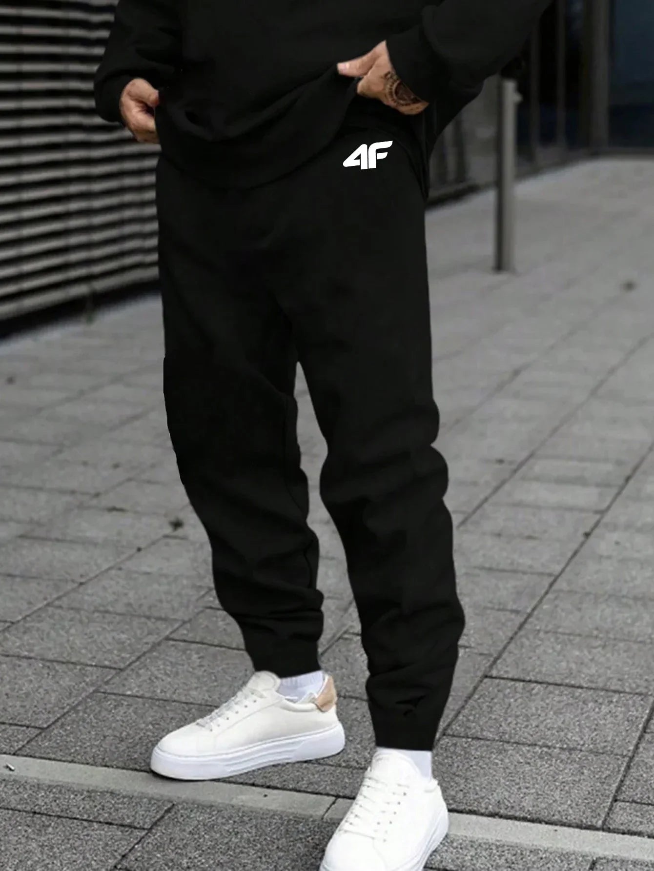 Sports Mens Tracksuit Print Long Sleeves Sweatshirt Sweatpants Casual Gym Jogging Tops Pants Man Clothing Fall Winter Sportwear