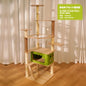 Cat climbing frame  nest  tree integrated  box  scratching column multi- jumping platform large space capsule