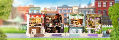 Kitten Mini Wooden Doll House Model Building Kits Toy Home Kit Creative Room Bedroom Decoration with Furniture For Birthday Gift