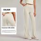 Yoga Pants for Women High Waisted Trousers Butt Lifting Flared Leggings Stretchy Gym Workout Pants  Pilates Woman clothing