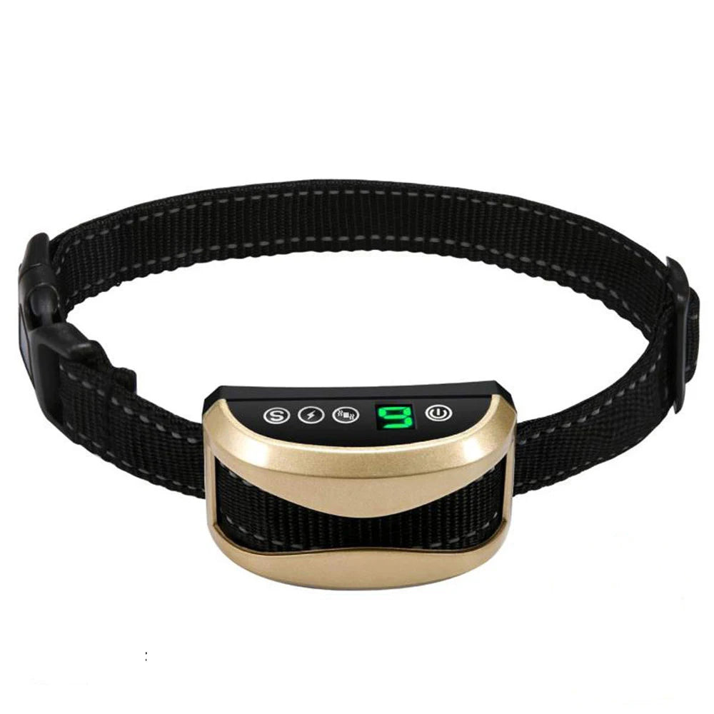 Dog Collar Anti Bark Control proof Rechargeable Anti Barking For Dogs Training Collars
