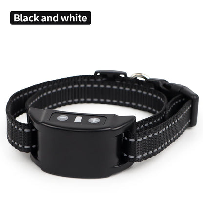 Dog Auto Anti-Bark Collar USB Rechargeable Training Collars Safety Static Shock Humane Electric Anti Bark Collars Pet Supplies