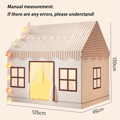 Kids Play Tent Indoor Princess Castle Dream Play House Toy for Boys Girls Portable Baby Game Room Outdoor Tents Gift