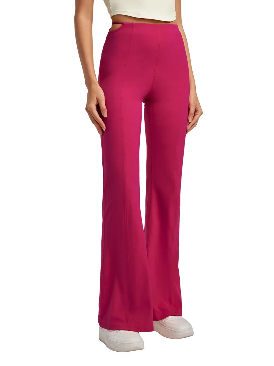 Yoga Pants for Women High Waisted Trousers Butt Lifting Flared Leggings Stretchy Gym Workout Pants  Pilates Woman clothing