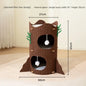 Multi-layer Tree Stump Cat Climbing Frame Small Sisal Bucket Felt Cat Nest Scratch-resistant Sisal Cat Tree Pet Toys