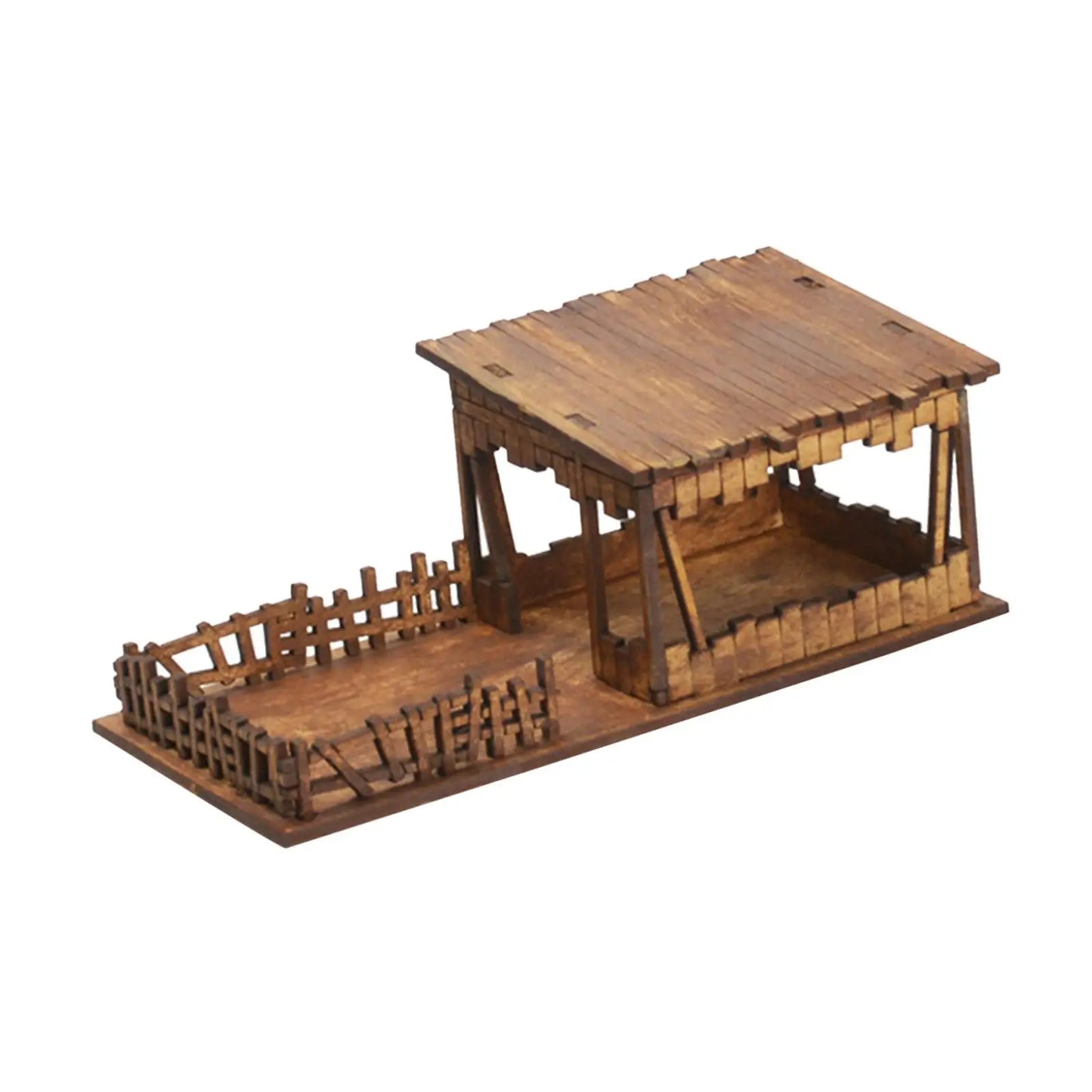 Wooden Model Kits House, 1/72 Building Model House Miniature House, 1/72 House Model Kits DIY Scene Layout, Scenery Layout