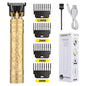 T9 LCD Electric Hairdresser Oil Shaving Head Electric Pusher Carving Electric Pusher Clipper Hair Precision Trimmer for Men Care