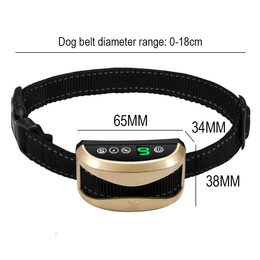 Dog Collar Anti Bark Control proof Rechargeable Anti Barking For Dogs Training Collars