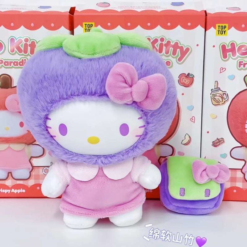 Genuine Hellokitty Fruity Paradise Series Blind Box Cute Vinyl Bag Pendant Doll Tide Play Toy Mystery Box Kids Birthday Gift
