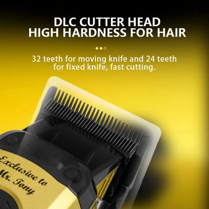Kemei Professional Brushless Motor Hair Clippers 11500RPM Cordless Barber Electric Hair Trimmer DLC-Blade Hair Cutting Machine