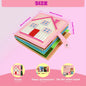 Children  Busy Board Intelligence Learning Toy Set Pink House Edition Preschool Learning Activities Including Life Skills