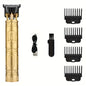 T9 LCD Electric Hairdresser Oil Shaving Head Electric Pusher Carving Electric Pusher Clipper Hair Precision Trimmer for Men Care
