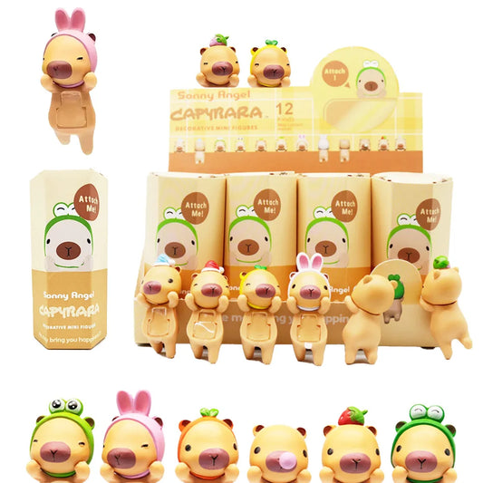New Blind Box Capybara Series Hippers Harvest Cute Hippie Doll Trendy Car Mobile Phone Ornaments Dumplings Children'S Toy Gift