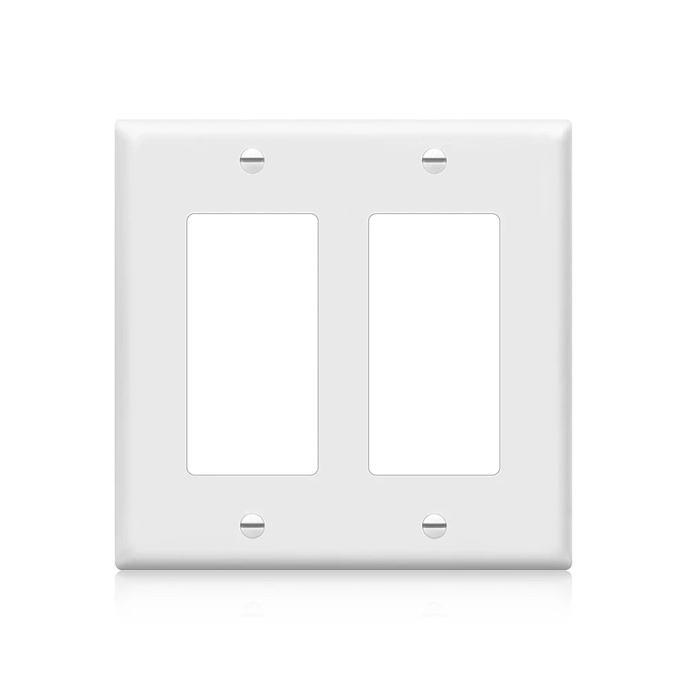 1pc Wall Panel Light Switch Cover, Various Styles, Pure White, Wall Panel Light Switch Socket Cover,Sturdy and Durable