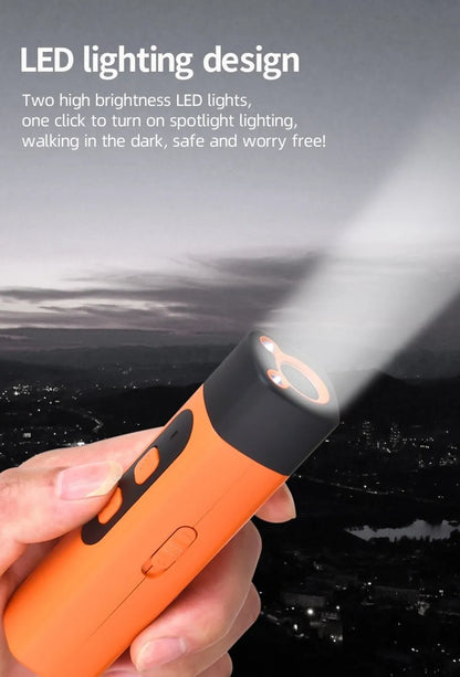 Portable Anti-Barking Dog Bark Deterrent Device 40KHz Professional Bark Control Rechargeable Compact Bark Shield Indoor Outdoor