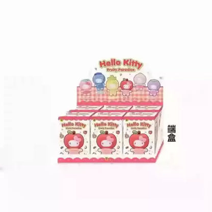 Genuine Hellokitty Fruity Paradise Series Blind Box Cute Vinyl Bag Pendant Doll Tide Play Toy Mystery Box Kids Birthday Gift