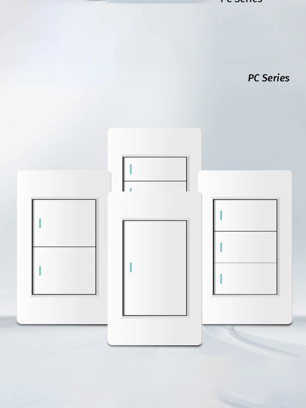 Shawader White Black Gray 16A 118*72 US Brazil Italy Light Switch,PC Panel 1/2/3gang 1/2way Switch on Off,Wall Electrical Outlet