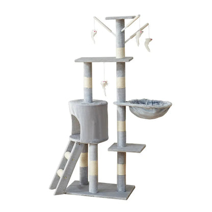 Factory Direct Cat Climbing Frame, Multi-layer Space-Saving Cat Tree, Easy One-Piece Delivery, Four Seasons Use