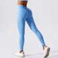 Yoga Pants Back V-Waist Fitness Hip Lift Honey Peach Hip Sports Tights No Awkwardness Thread Warp Hip Long Pants