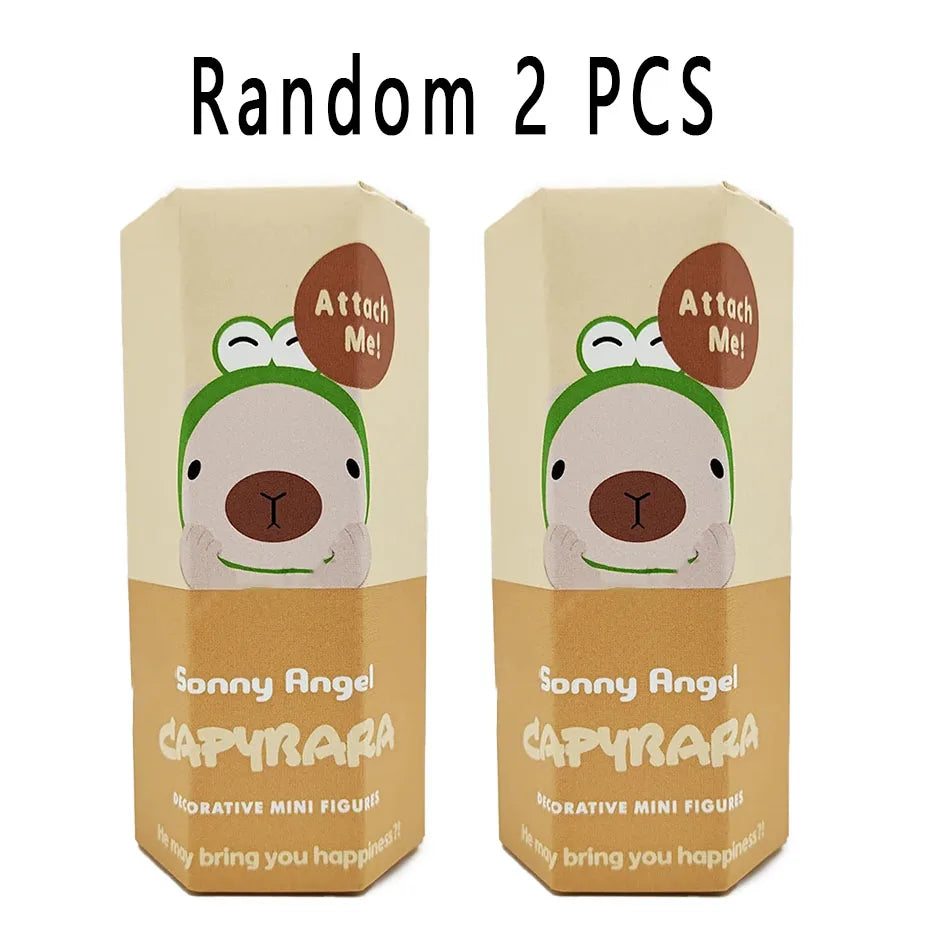 New Blind Box Capybara Series Hippers Harvest Cute Hippie Doll Trendy Car Mobile Phone Ornaments Dumplings Children'S Toy Gift